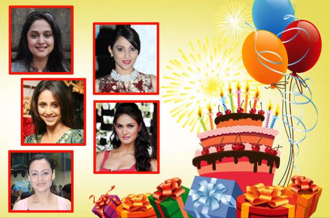 Birthday wishes galore for Rishina, Mrinal, Gauri, Mukti, Gautami